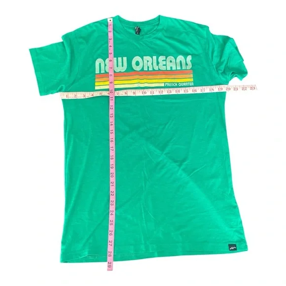Unisex New Orleans Graphic Tees - Black, Blue, and Green - Size L (slim) - Picture 7 of 9